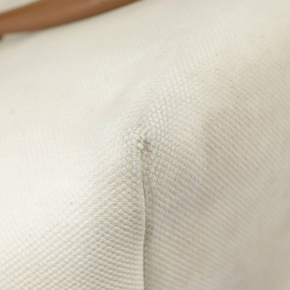 CELINE Horizontalkava Tote Bag Canvas White Gold - Picture 16 of 16